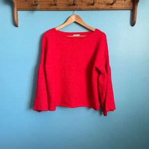 Lou & Grey Vivid Red Sweater